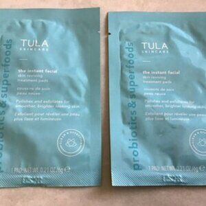 Tula Skincare the instant facial dual-phase skin reviving treatment - 2 pads